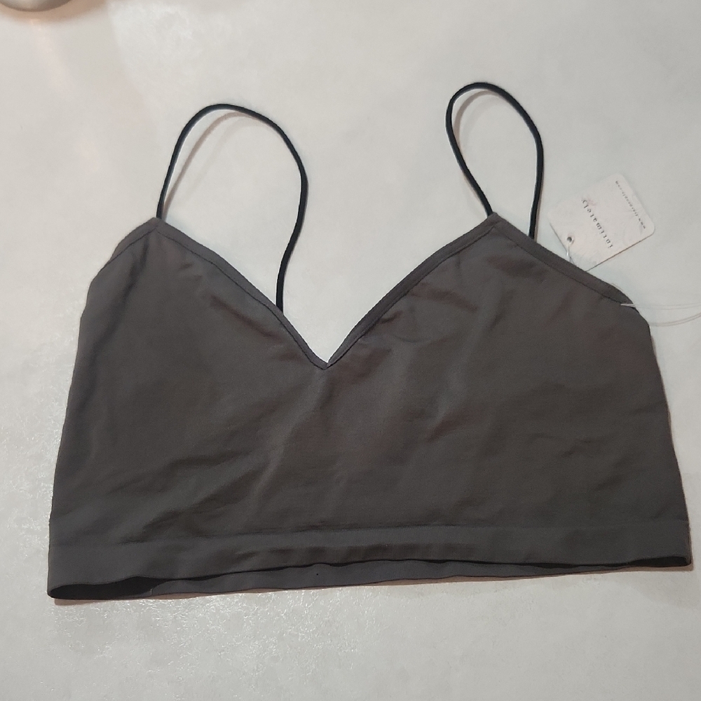 Free People Gray Bralette